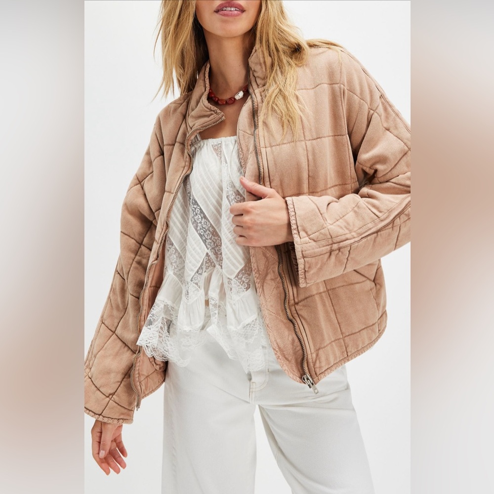 Free People Dolman Quilted Jacket